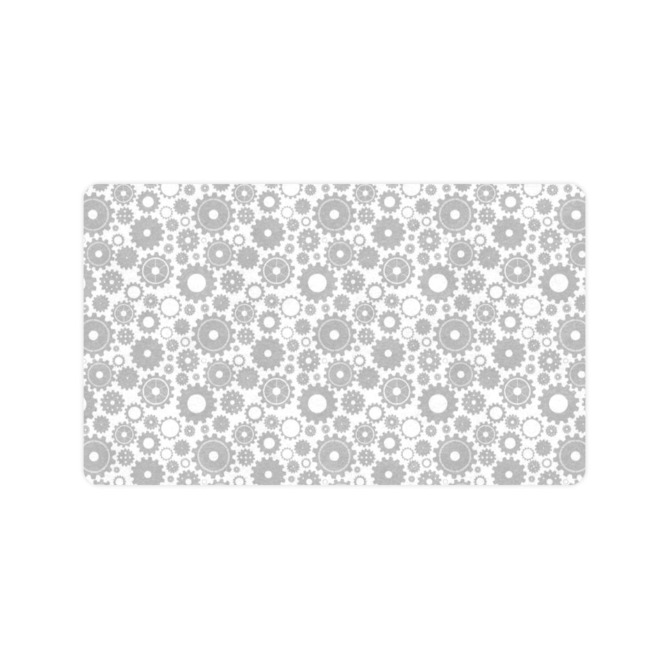 Gear Pattern Print Design 03 Doormat