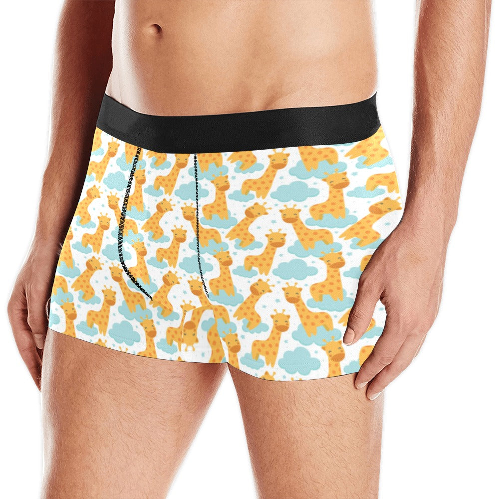 Giraffe Pattern Print Design 05 Men's All Over Print Boxer Briefs Men's Underwear