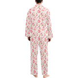 Tea pots Pattern Print Design 04 Men's Long Pajama Set