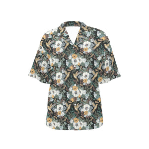 Hummingbird Pattern Print Design 05 Women's All Over Print Hawaiian Shirt