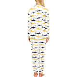 Swordfish Pattern Print Design 05 Women's All Over Print Pajama Set