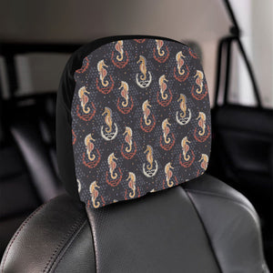 Seahorse Pattern Car Headrest Cover