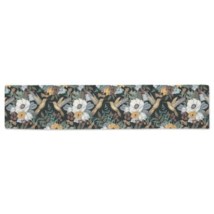 Hummingbird Pattern Print Design 05 Table Runner