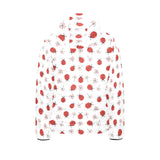 Ladybug Pattern Print Design 04 Kids' Boys' Girls' Padded Hooded Jacket