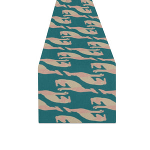 Greyhound Pattern Print Design 05 Table Runner