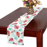 Ladybug Pattern Print Design 03 Table Runner