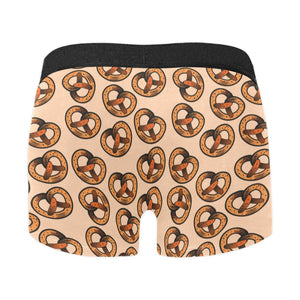 Pretzels Pattern Print Design 02 Men's All Over Print Boxer Briefs Men's Underwear