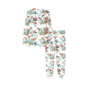 Clown Fish Pattern Print Design 04 Kids' Boys' Girls' All Over Print Pajama Set