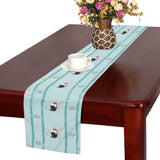 Ostrich Pattern Print Design 04 Table Runner