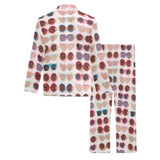 Sun Glasses Pattern Print Design 04 Men's Long Pajama Set