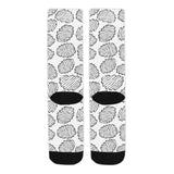 Potato Chips Pattern Print Design 03 Crew Socks