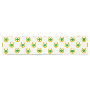 Horseshoes Pattern Print Design 03 Table Runner