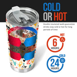 Saxophone Pattern Background Tumbler