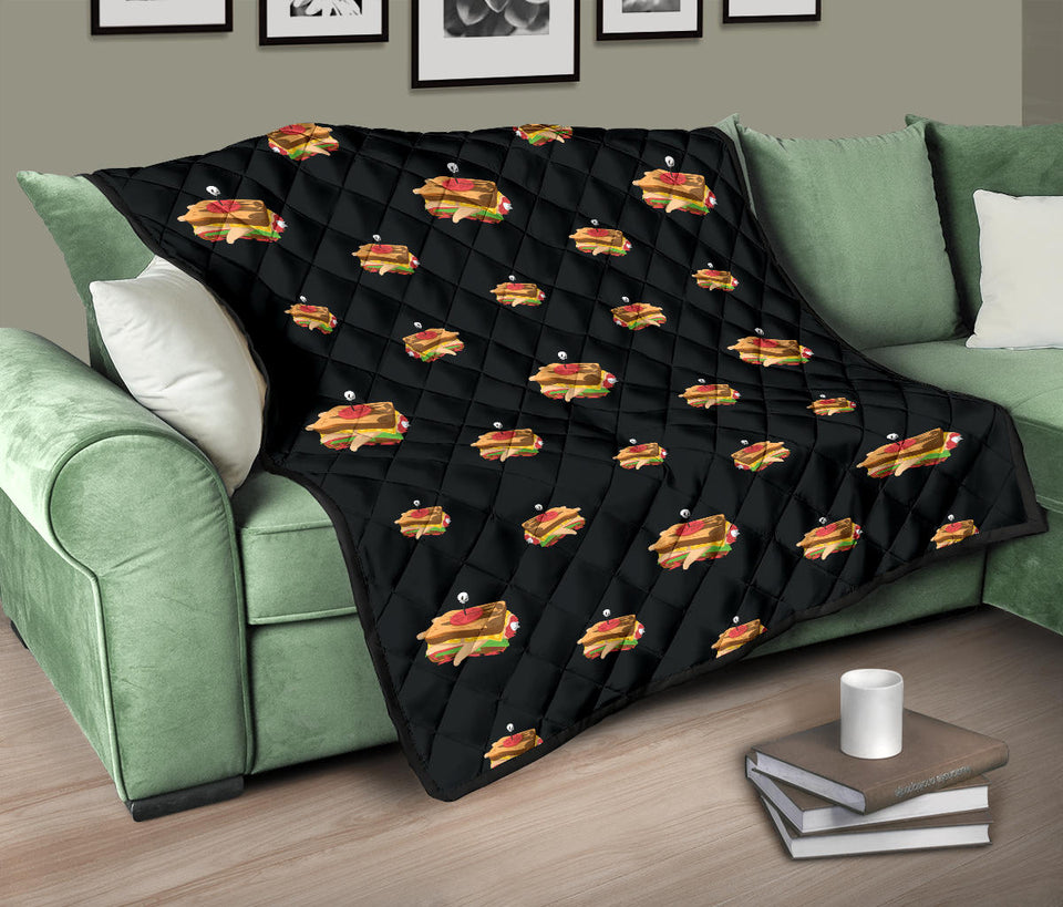 Sandwich Pattern Print Design 03 Premium Quilt