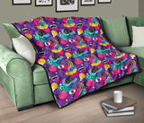 Snail Pattern Print Design 02 Premium Quilt