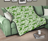 Crocodile Pattern Premium Quilt