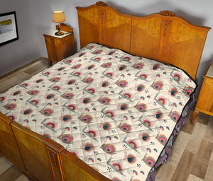 Snail Pattern Print Design 04 Premium Quilt