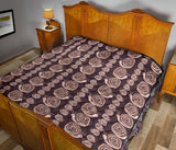 Snail Pattern Print Design 03 Premium Quilt