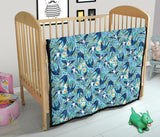 Swallow Pattern Print Design 05 Premium Quilt