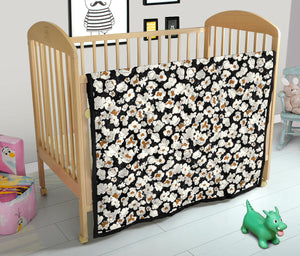 Popcorn Pattern Print Design 02 Premium Quilt