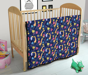 Giraffe Pattern Print Design 04 Premium Quilt