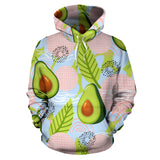 Avocado Pattern Theme Men Women Pullover Hoodie