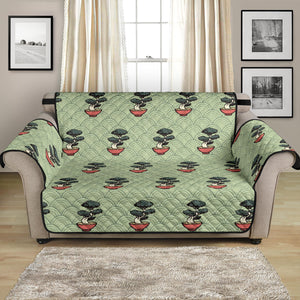 Bonsai Japanes Pattern Loveseat Couch Cover Protector