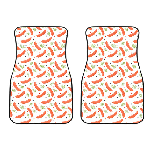 Sausage Pattern Print Design 03 Front Car Mats