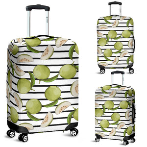Guava Pattern Stripe background Luggage Covers
