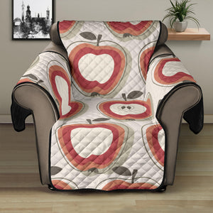 Red Apple Pattern Recliner Cover Protector