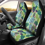 Cactus Pattern Background Universal Fit Car Seat Covers