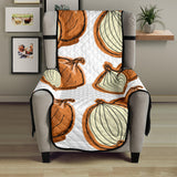 Onion Theme Pattern Chair Cover Protector