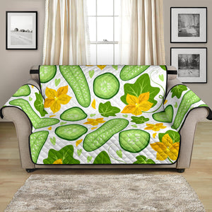 Cucumber Pattern Loveseat Couch Cover Protector