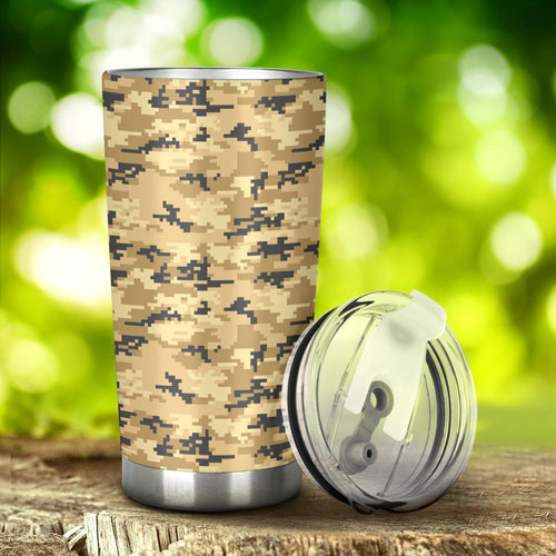 Sand Camo Camouflage Pattern Tumbler