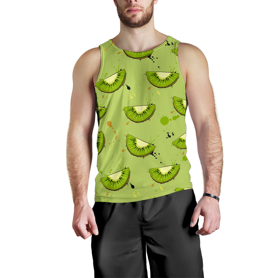 Kiwi Pattern Background Men Tank Top