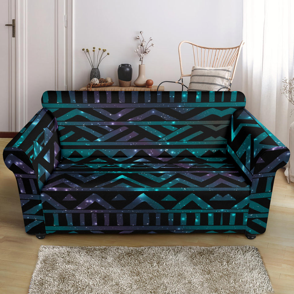 Space Tribal Galaxy Pattern Loveseat Couch Slipcover