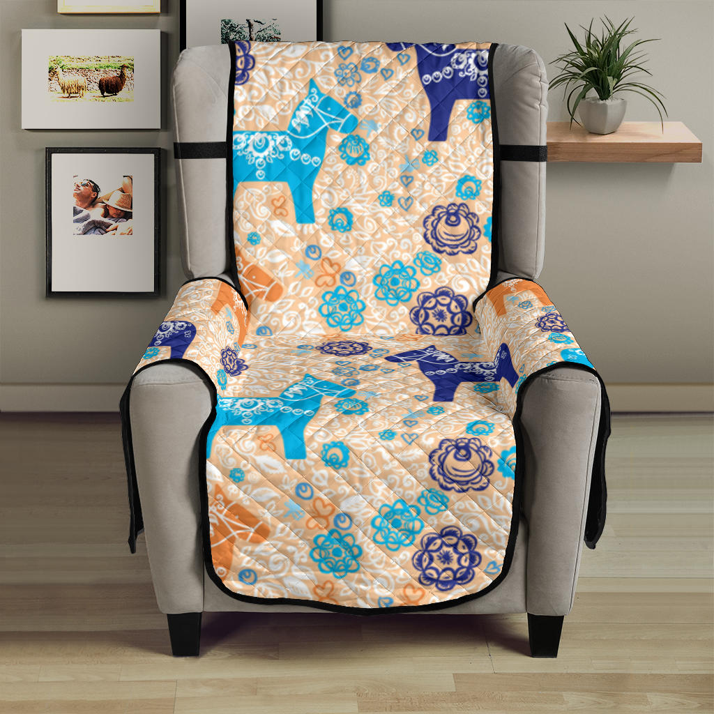 Cute Horse Pattern Chair Cover Protector