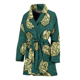 Hop Pattern Background Women Bathrobe