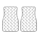 Engine Piston Pattern Print Design 02 Front Car Mats