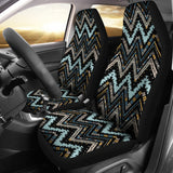Zigzag Chevron African Afro Dashiki Adinkra Kente Universal Fit Car Seat Covers