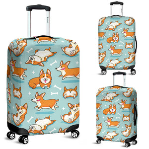 Cute Corgi Pattern Luggage Covers