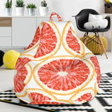 Sliced Grapefruit Pattern Bean Bag Cover