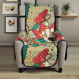Bowling Pattern Background Chair Cover Protector