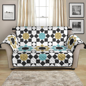 Arabic Morocco Pattern Loveseat Couch Cover Protector