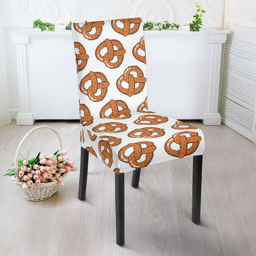 Pretzels Pattern Print Design 05 Dining Chair Slipcover