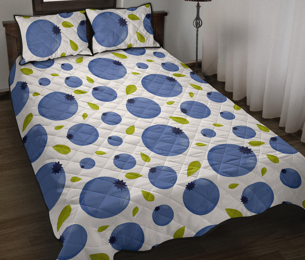 Blueberry Pattern Quilt Bed Set