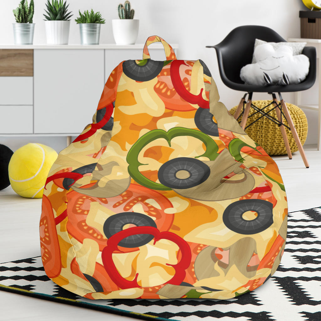 Pizza Texture Pattern Bean Bag Cover