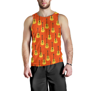 Classice Guitar Music Pattern Men Tank Top