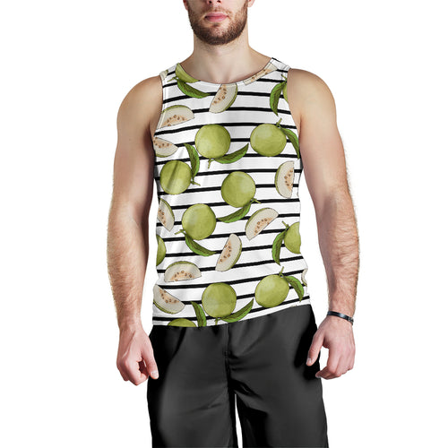 Guava Pattern Stripe background Men Tank Top