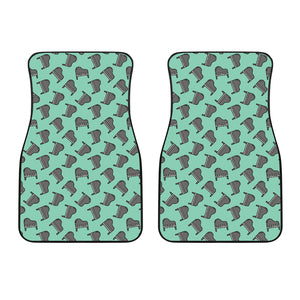 Piano Pattern Print Design 04 Front Car Mats